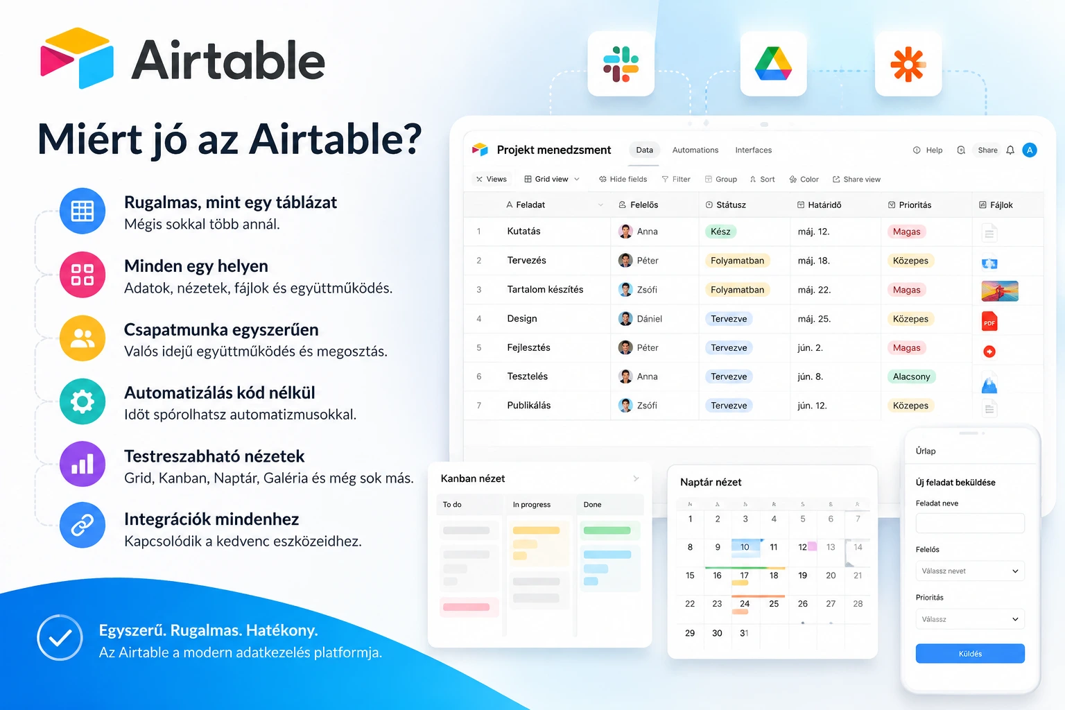Miért jó az AirTable